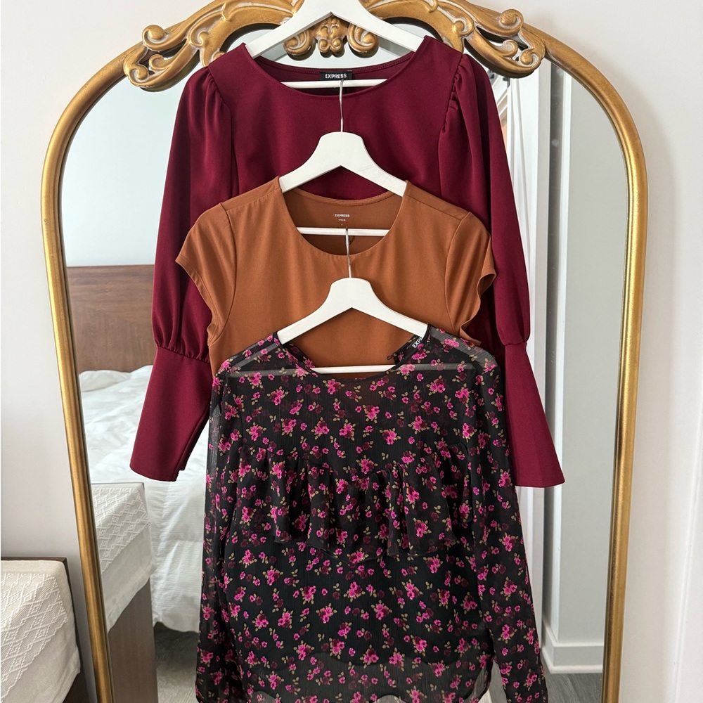 3 EXPRESS Tops Bundle Medium